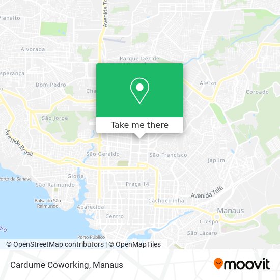 Cardume Coworking map