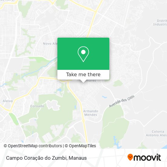 Campo Coração do Zumbi map