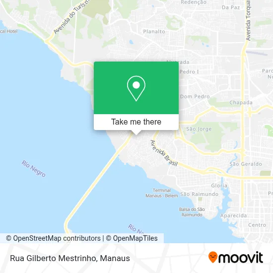Rua Gilberto Mestrinho map