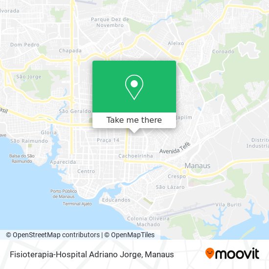 Fisioterapia-Hospital Adriano Jorge map