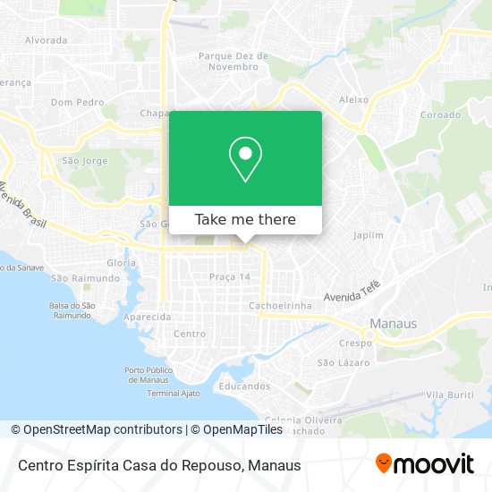 Centro Espírita Casa do Repouso map