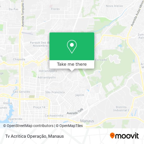 Tv Acritica Operação map