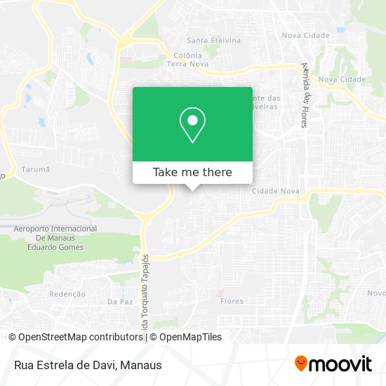 Mapa Rua Estrela de Davi