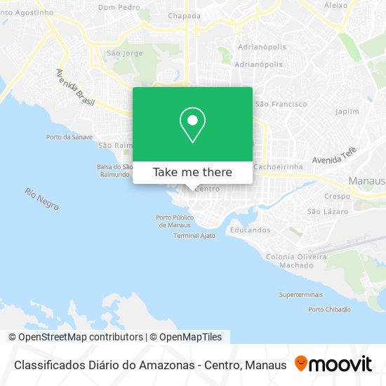 Classificados Diário do Amazonas - Centro map