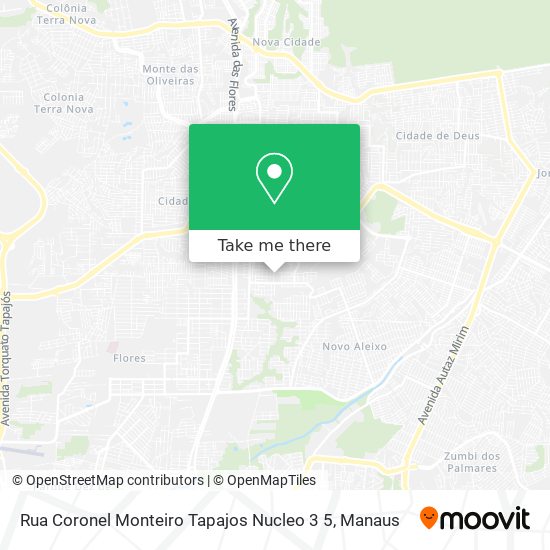 Rua Coronel Monteiro Tapajos Nucleo 3 5 map