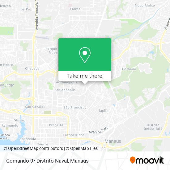 Comando 9• Distrito Naval map