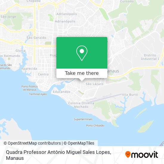 Quadra Professor Antônio Miguel Sales Lopes map