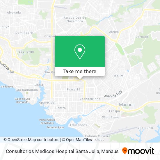 Consultorios Medicos Hospital Santa Julia map
