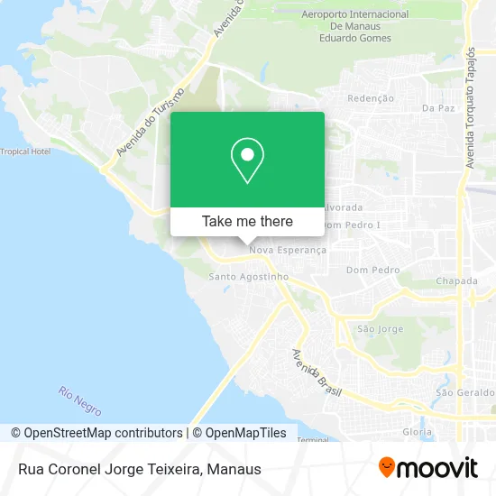 Rua Coronel Jorge Teixeira map