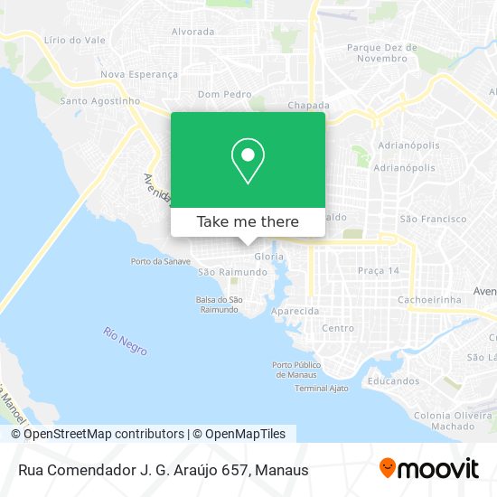 Rua Comendador J. G. Araújo 657 map