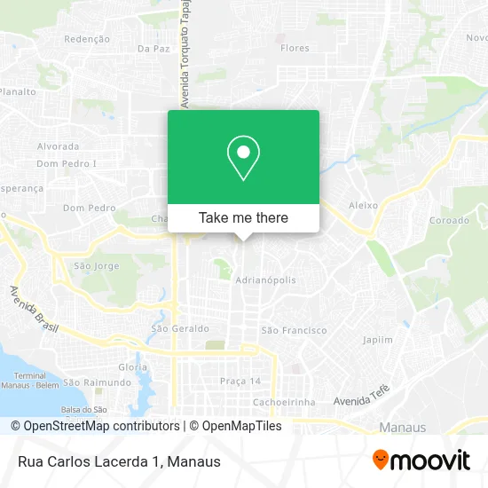Rua Carlos Lacerda 1 map