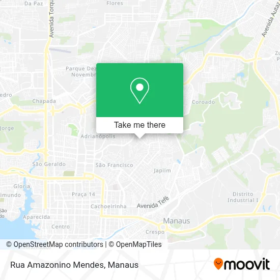 Rua Amazonino Mendes map