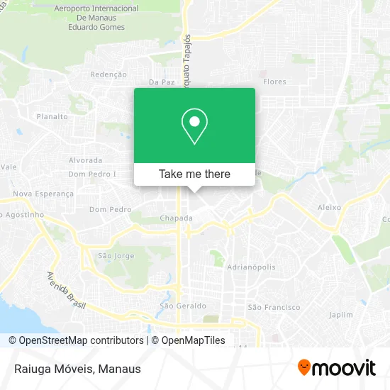 Raiuga Móveis map