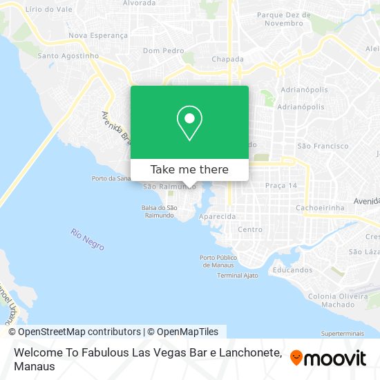 Welcome To Fabulous Las Vegas Bar e Lanchonete map