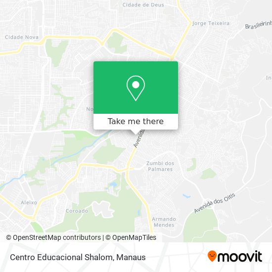 Centro Educacional Shalom map