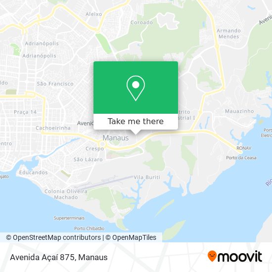 Avenida Açaí 875 map