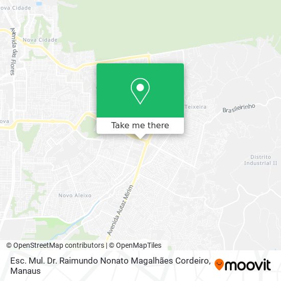 Esc. Mul. Dr. Raimundo Nonato Magalhães Cordeiro map