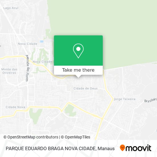 PARQUE EDUARDO BRAGA NOVA CIDADE map