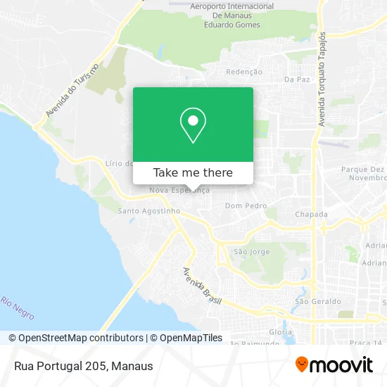 Rua Portugal 205 map