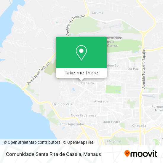 Comunidade Santa Rita de Cassia map