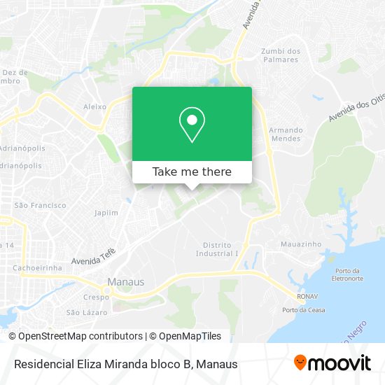 Residencial Eliza Miranda bloco B map