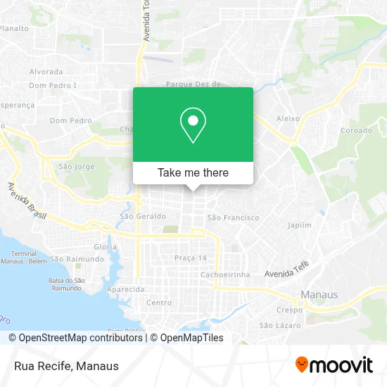 Rua Recife map