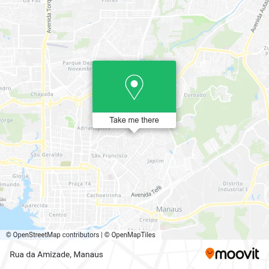 Rua da Amizade map
