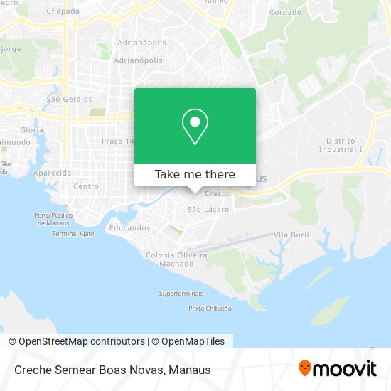 Mapa Creche Semear Boas Novas