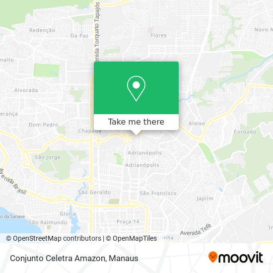 Conjunto Celetra Amazon map