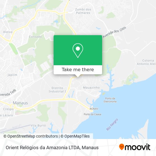 Orient Relógios da Amazonia LTDA map
