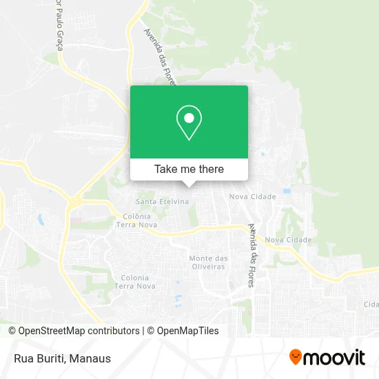 Rua Buriti map