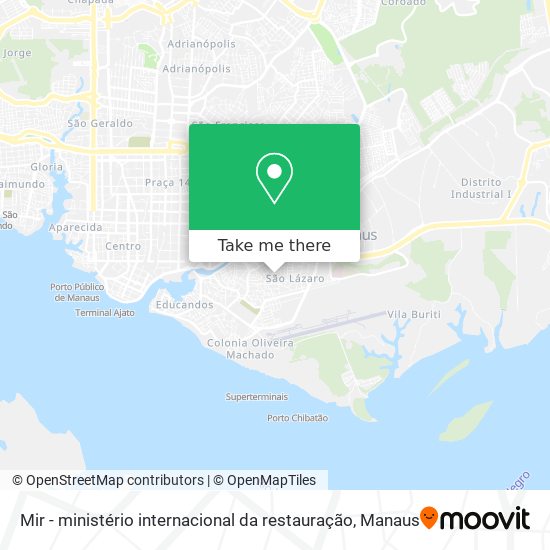 Mir - ministério internacional da restauração map