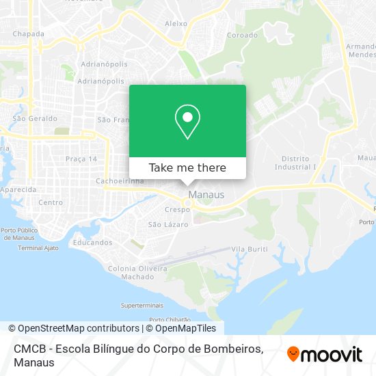 CMCB - Escola Bilíngue do Corpo de Bombeiros map