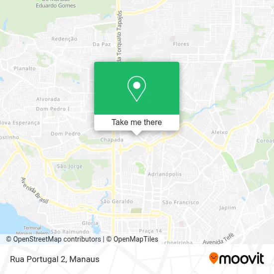 Rua Portugal 2 map