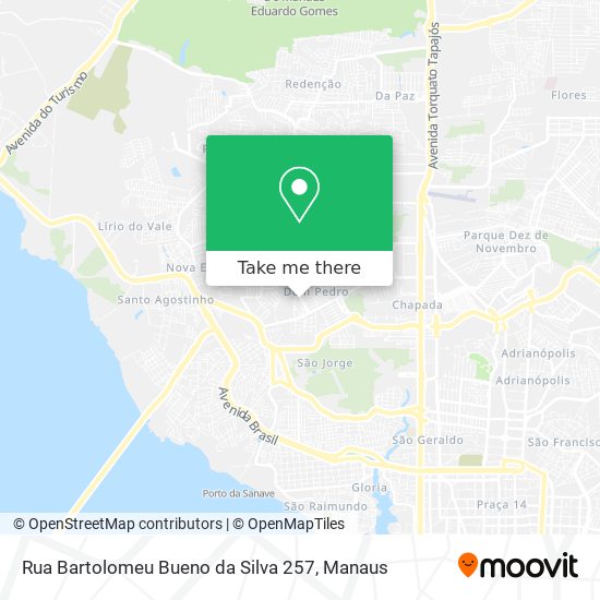 Rua Bartolomeu Bueno da Silva 257 map