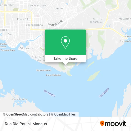 Rua Rio Pauini map