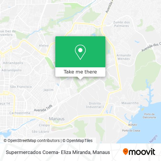 Supermercados Coema- Eliza Miranda map