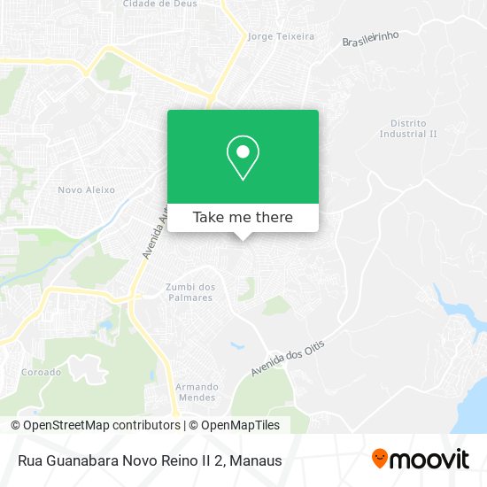 Rua Guanabara Novo Reino II 2 map