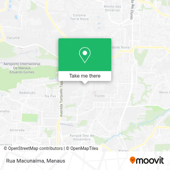 Rua Macunaíma map