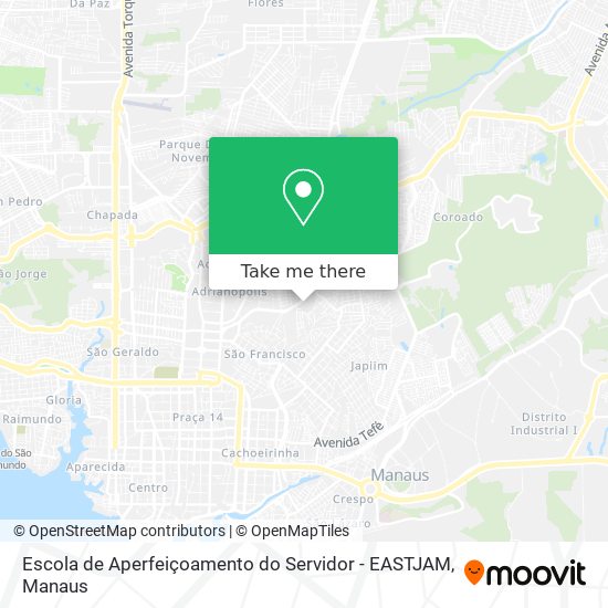Escola de Aperfeiçoamento do Servidor - EASTJAM map