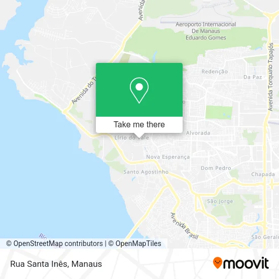 Rua Santa Inês map