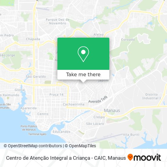 Centro de Atenção Integral a Criança - CAIC map