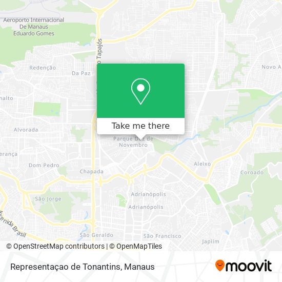 Representaçao de Tonantins map