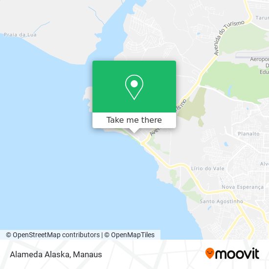 Alameda Alaska map