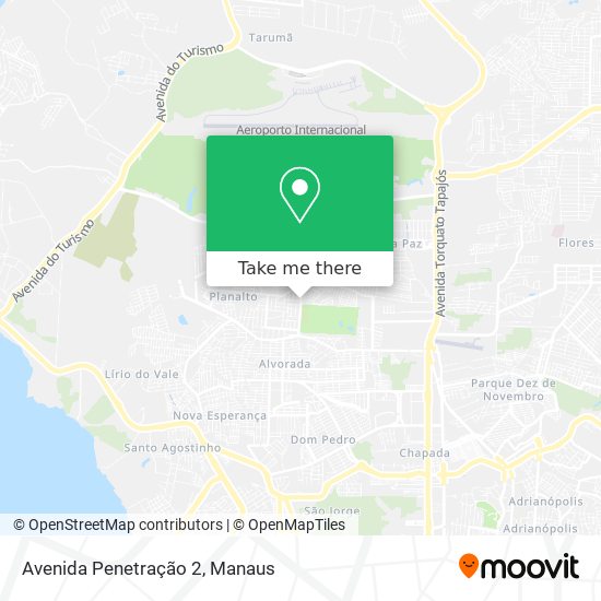 Avenida Penetração 2 map