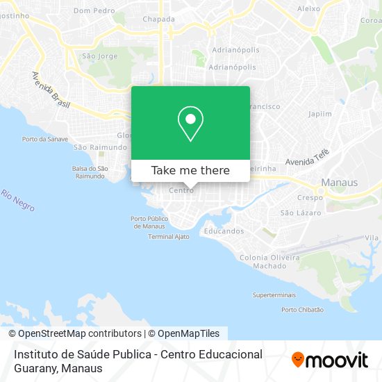Instituto de Saúde Publica - Centro Educacional Guarany map