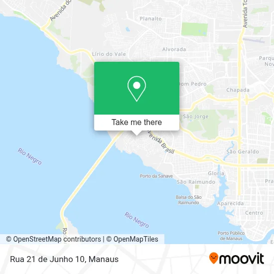Rua 21 de Junho 10 map