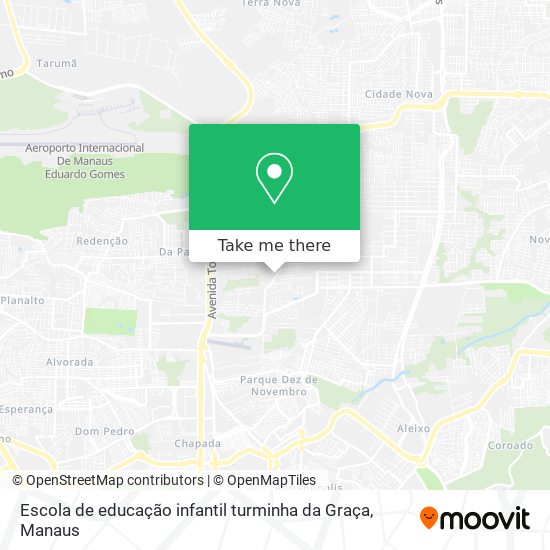 Mapa Escola de educação infantil turminha da Graça