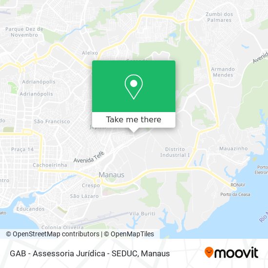 GAB - Assessoria Jurídica - SEDUC map