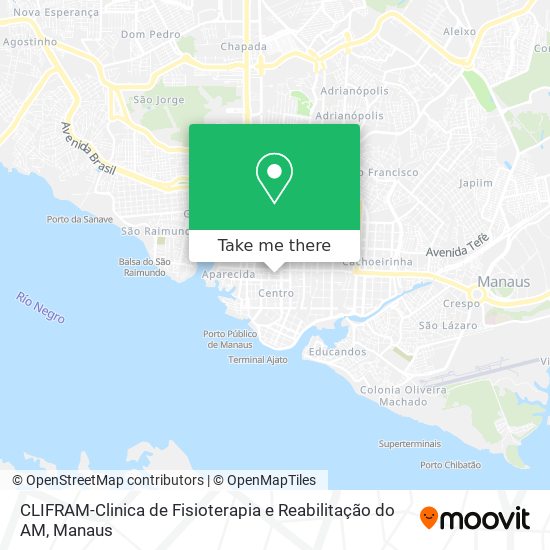 CLIFRAM-Clinica de Fisioterapia e Reabilitação do AM map